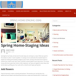 Spring Home-Staging Ideas