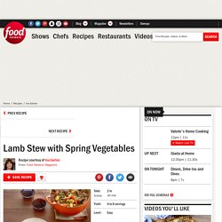 Lamb Stew with Spring Vegetables Recipe