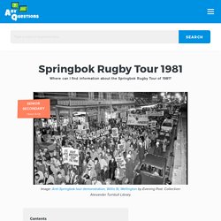 Springbok Rugby Tour 1981