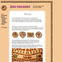 www.springerle.com - Welcome to the charming world of cookie molds