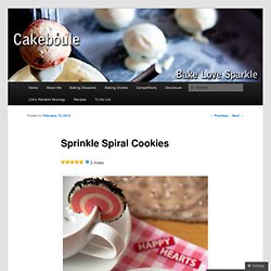 Sprinkle Spiral Cookies