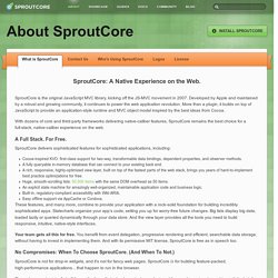 SproutCore - About