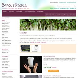 Sprouting Supplies - Sprouters