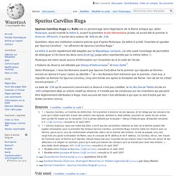 Spurius Carvilius Ruga