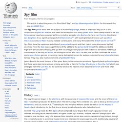 Spy film - Wikipedia