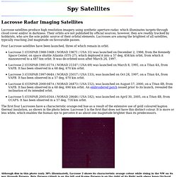 Spy Satellites