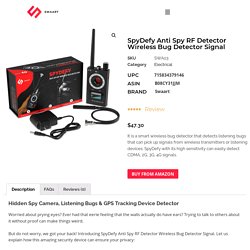 Buy Wireless Bug Detector Online - Swaart