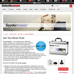 SpyderSTUDIO - The Complete Color Calibration Solution - Datacolor Imaging Solutions