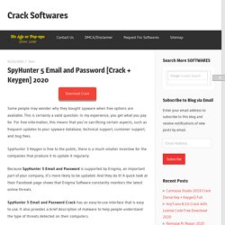SpyHunter 4 Email and Password Crack 2017 + Keygen Free