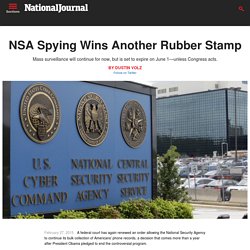 NSA Spying Wins Another Rubber Stamp