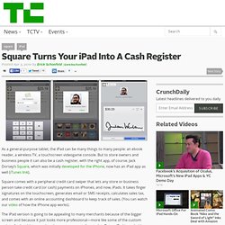 Square Turns Your iPad Into A Cash Register