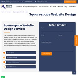 Squarespace Development Services