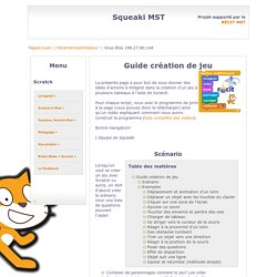 SqueakiMST:GuideJeu