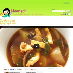 Squid soup (Ojingeo-guk) recipe