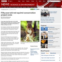 Fifty-year-old red squirrel conservation project ends