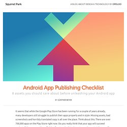 Android App Publishing Checklist