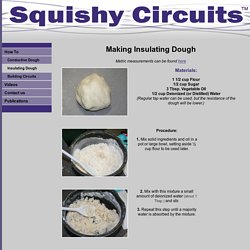 Squishy Circuits - Making Insulating Dough