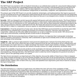 SRP: About the Project