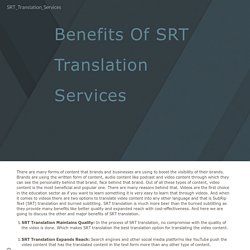 SRT_Translation_Services