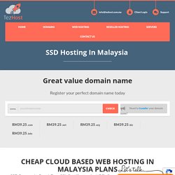 SSD Hosting In Malaysia -