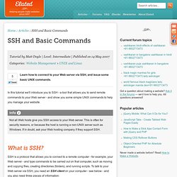 SSH and Basic Commands