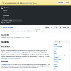 SSHFS · osxfuse/osxfuse Wiki