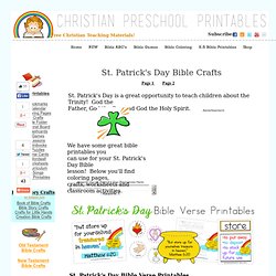 St. Patrick's Day Bible Crafts