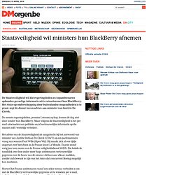 BlackBerry interdit en hollande