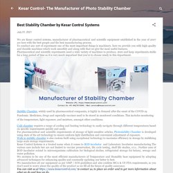 Best Stability Chamber by Kesar Control Systems