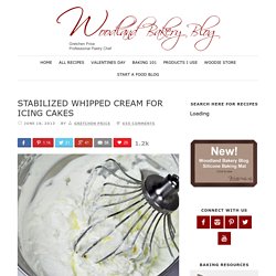 Stabilized Whipped Cream for Icing Cakes