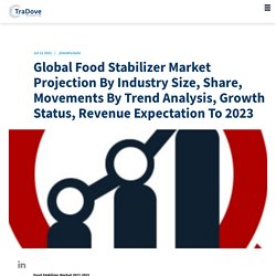 Global Food Stabilizer Market Projection By Industry Size, Share, Movements By Trend Analysis, Growth Status, Revenue Expectation To 2023