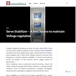 Servo Stabilizer – A best Source to maintain Voltage regulation – Business Genx