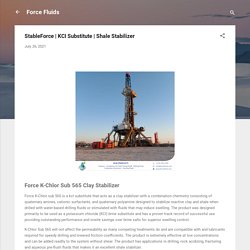 Shale Stabilizer