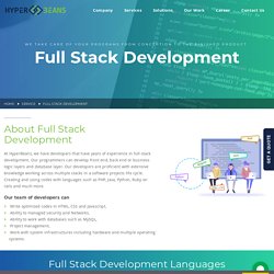 Full Stack Development