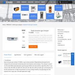 Stack emissions gas analyzer TY-6400