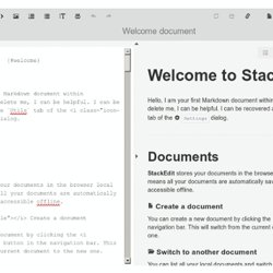 StackEdit - Welcome document