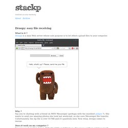 stackp — Droopy: easy file receiving