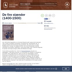De fire stænder (1400-1500) - Gyldendal/Danmarkshistorien