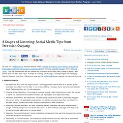 8 Stages of Listening: Social Media Tips from Jeremiah Owyang