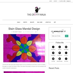Stain Glass Mandal Design