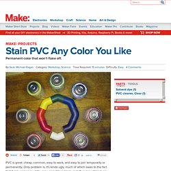 Stain PVC Any Color You Like