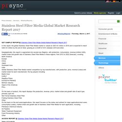 Stainless Steel Filter Media Global Market Research Report 2017