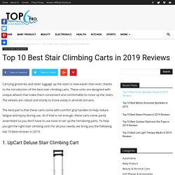 Top 10 Best Stair Climbing Carts in 2019 Reviews - Top6Pro