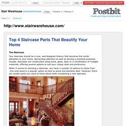Top 4 Staircase Parts That Beautify Your Home
