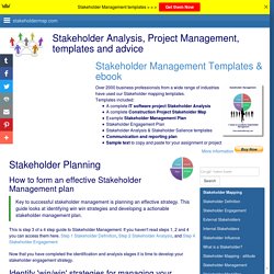 Stakeholder Planning and Communication
