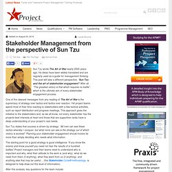 Stakeholder Management from the perspective of Sun Tzu Project Accelerator News