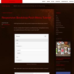 Stampede Blog - Responsive Bootstrap Push Menu Tutorial