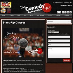 Stand Up Comedy Classes
