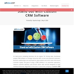 Stand out with Custom CRM Software