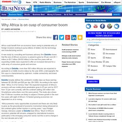 Business - Why Africa is on cusp of consumer boom